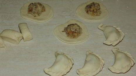 вареники с картофелем и грибами