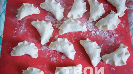 вареники с клубникой