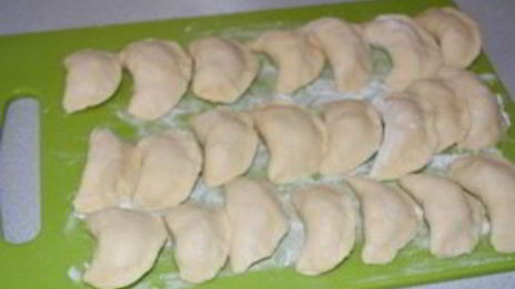 вареники с курицей