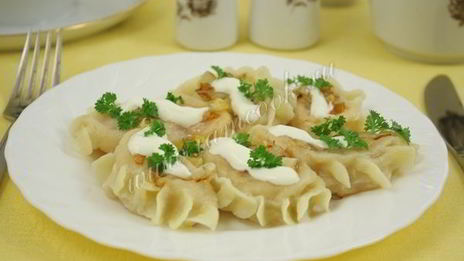 вареники с квашеной капустой на молоке