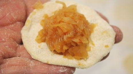 вареники с квашеной капустой на молоке