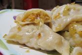 Вареники с квашеной капустой постные