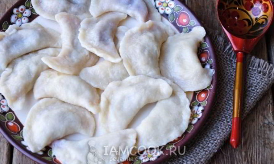 Рецепт вареников с малиной