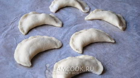 вареники с малиной