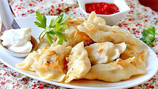 Вареники с мясом и капустой