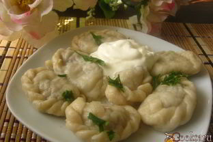 Вареники с мясом и картофелем