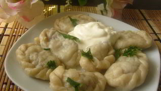 Вареники с мясом и картофелем