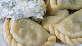 Вареники с редькой