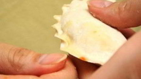 вареники с сыром и ветчиной