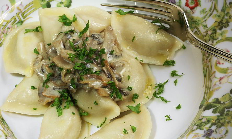 Рецепт вареников с телятиной