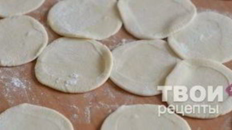 вареники с толченой картошкой