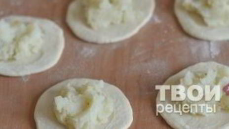 вареники с толченой картошкой