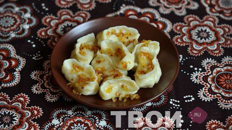 вареники с толченой картошкой