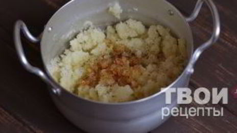 вареники с толченой картошкой