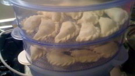 вареники с творогом и изюмом