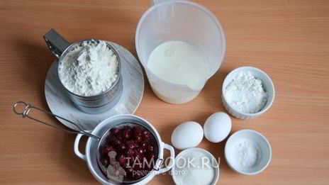 вареники с вишней на пару