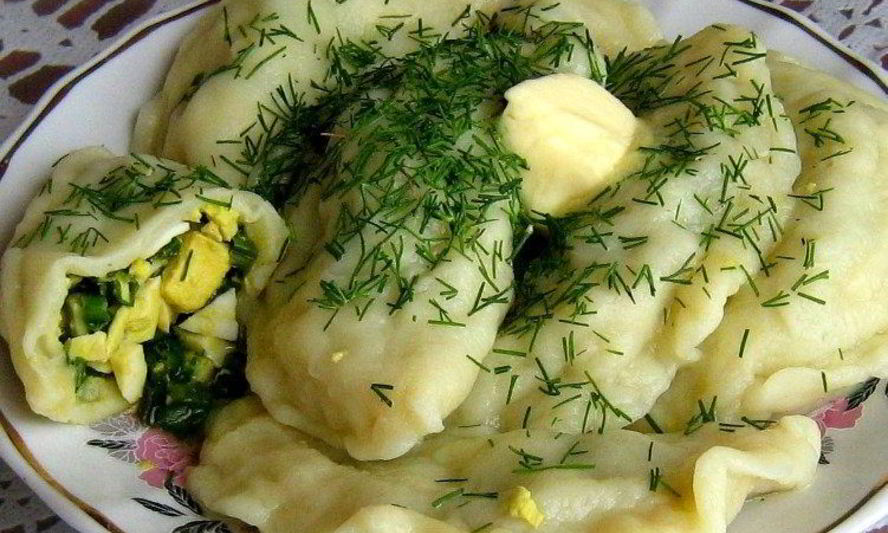 Рецепт вареников со шпинатом