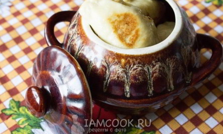 Рецепт золотистых вареников с капустой