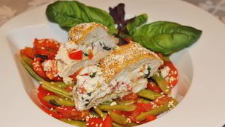 Венгерский гарнир и куриное филе с рикоттой