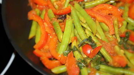 венгерский гарнир и куриное филе с рикоттой