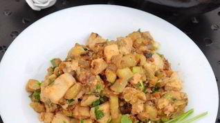 Жаркое из баклажанов и курицы