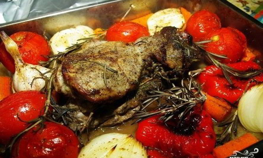 Рецепт жаркого из баранины в духовке