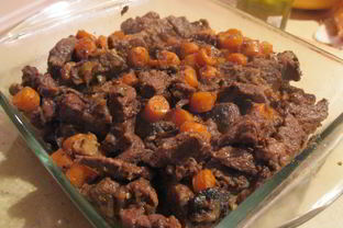 Жаркое из говядины с морковкой