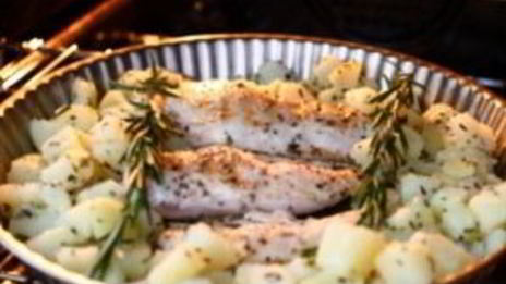 жаркое из курицы с картошкой