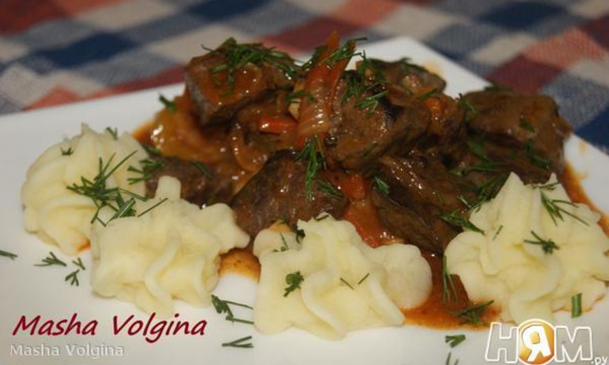 Рецепт жаркого из печени