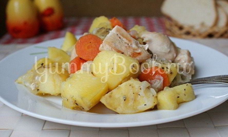 Рецепт жаркого с курицей в мультиварке