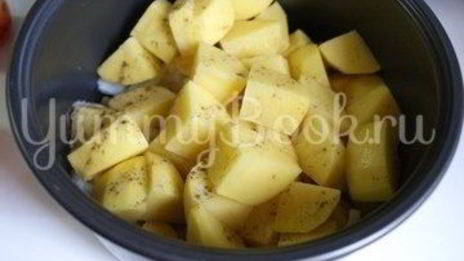 жаркое с курицей в мультиварке