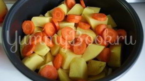 жаркое с курицей в мультиварке