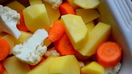 жаркое с цветной капустой в горчичном соусе