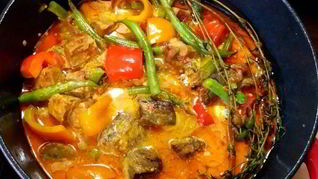 Жаркое со стручковой фасолью