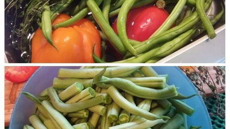 жаркое со стручковой фасолью