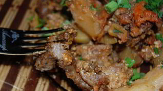 Жаркое со свининой и овощами