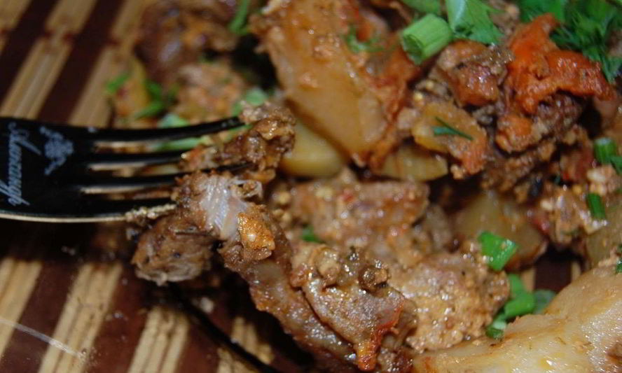 Рецепт жаркого со свининой и овощами