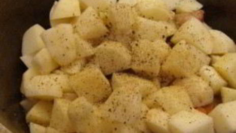 жаркое со свиными ребрышками