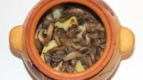 жаркое в духовке со свининой и грибами