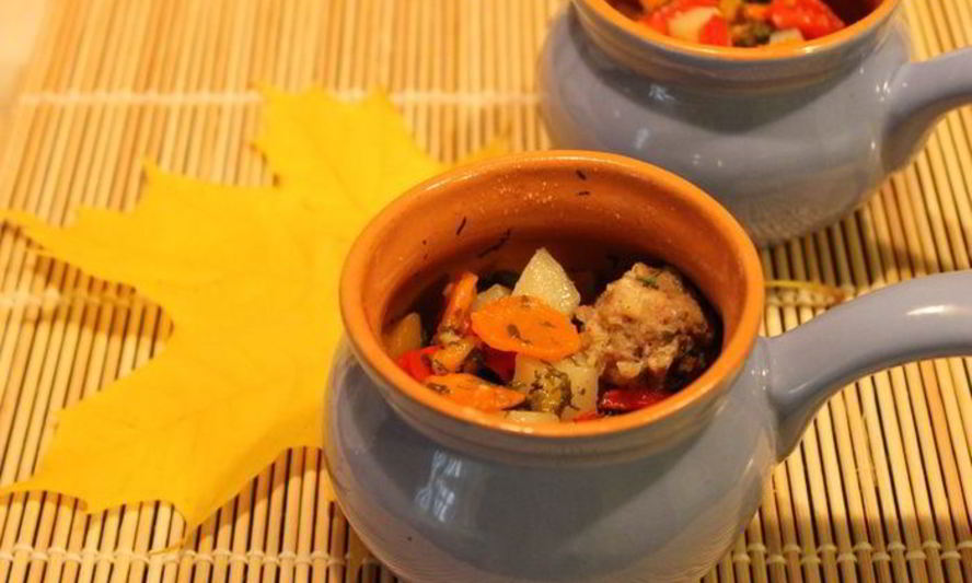 Рецепт жаркого в горшочке для детей