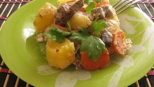 Жаркое в рукаве в духовке