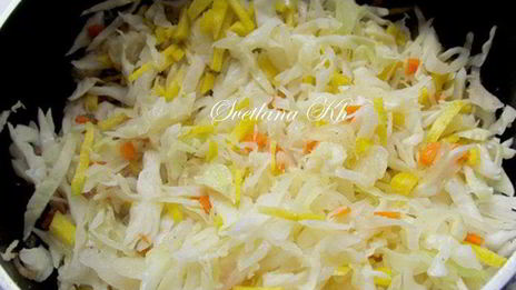 картофельные зразы с капустой, запеченные в духовке