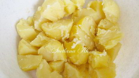 картофельные зразы с капустой, запеченные в духовке