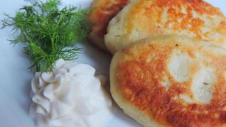 Картофельные зразы с капустой