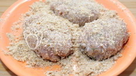 куриные зразы с грибами удачные