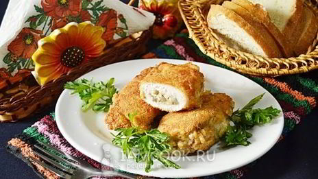 куриные зразы с грибами