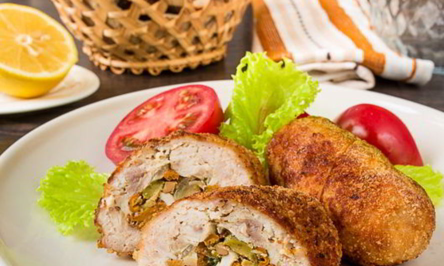 Рецепт куриных зраз с лисичками
