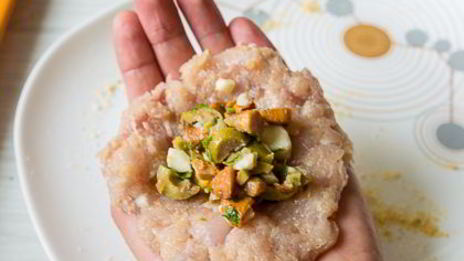 куриные зразы с лисичками