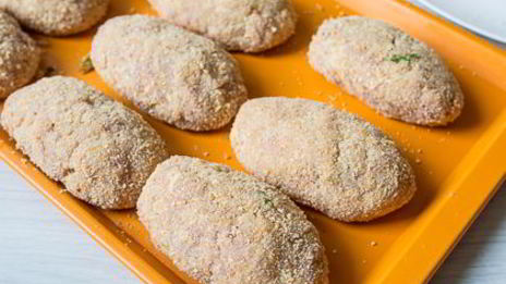 куриные зразы с лисичками