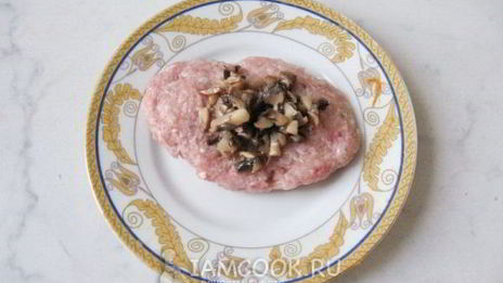мясные зразы с грибами